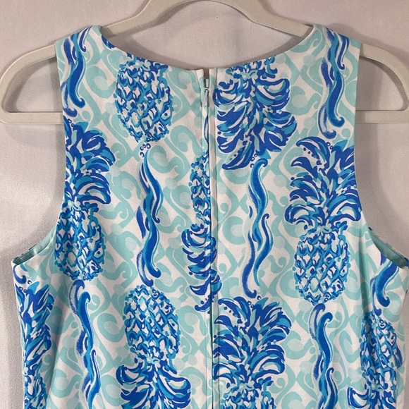 Lilly Pulitzer Donna Romper Out Of The Blue Size 8 EUC - Picture 4 of 11